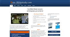 Desktop Screenshot of free-biblestudy.com